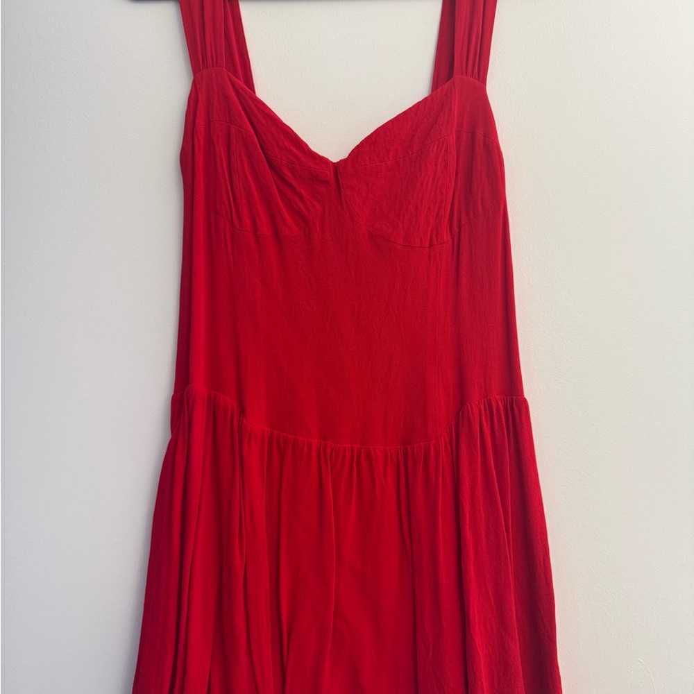 Reformation Red Mini Dress